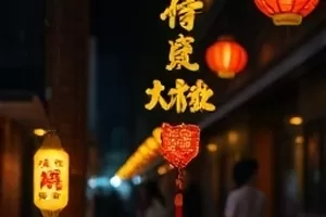 《长夜短梦》剧照：凌晨便利店玻璃窗外的空街